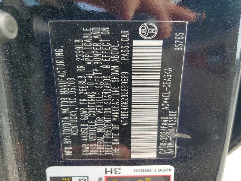 Продаж на аукціоні авто 2009 Toyota Camry, vin: 4T1BE46K29U839689, номер лоту: 54682926