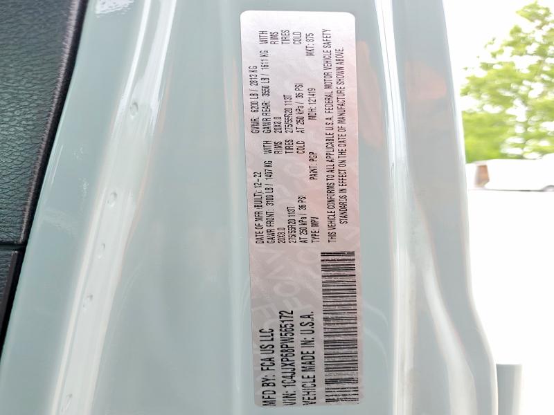 Продаж на аукціоні авто 2023 Jeep Wrangler, vin: 1C4JJXP68PW565172, номер лоту: 54406276