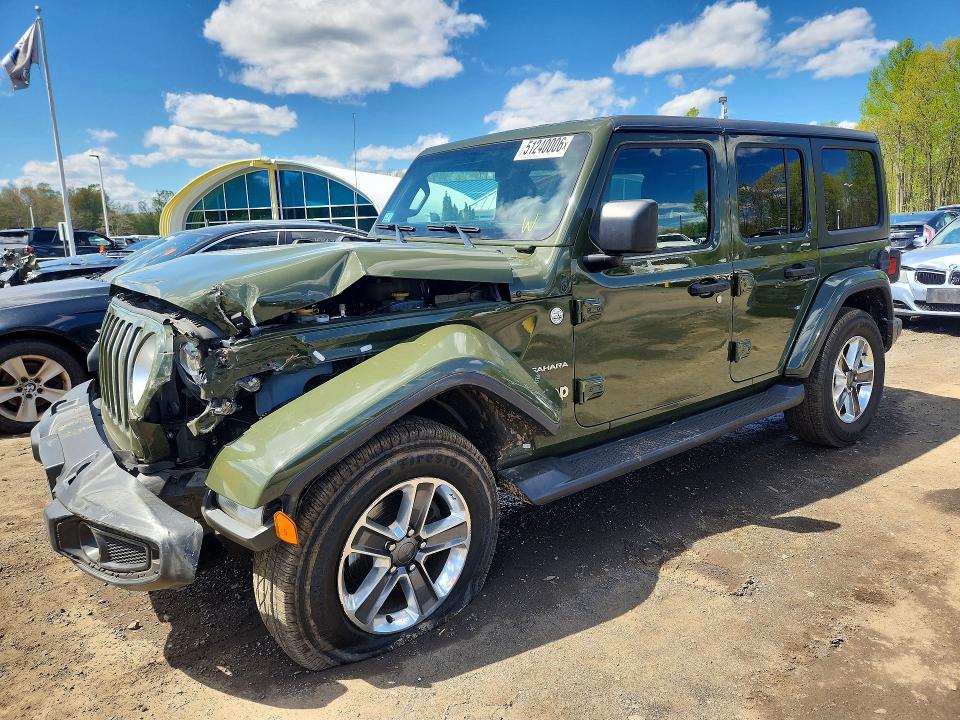 2021 Jeep Wrangler Unlimited მანქანა იყიდება აუქციონზე, vin: 1C4HJXEG6MW535867, აუქციონის ნომერი: 51240006