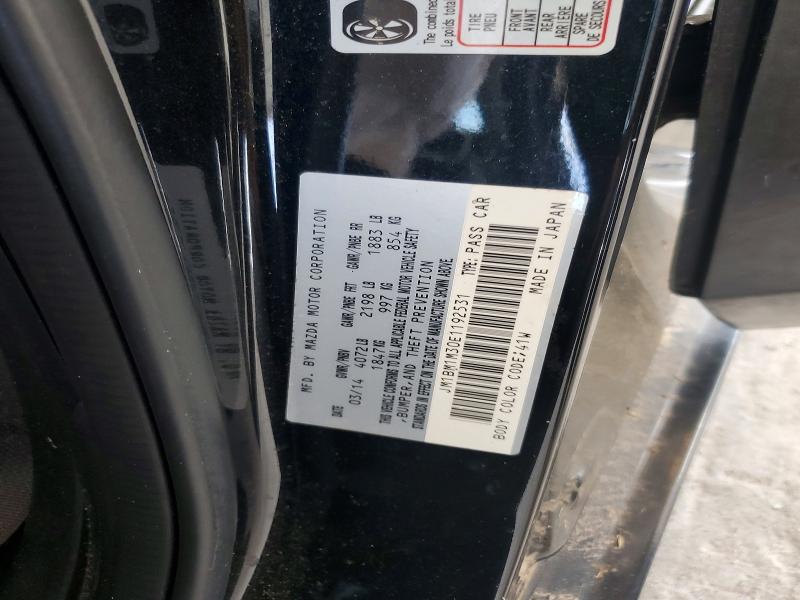 55113166 :رقم المزاد ، JM1BM1M30E1192531 vin ، 2014 Mazda 3 مزاد بيع