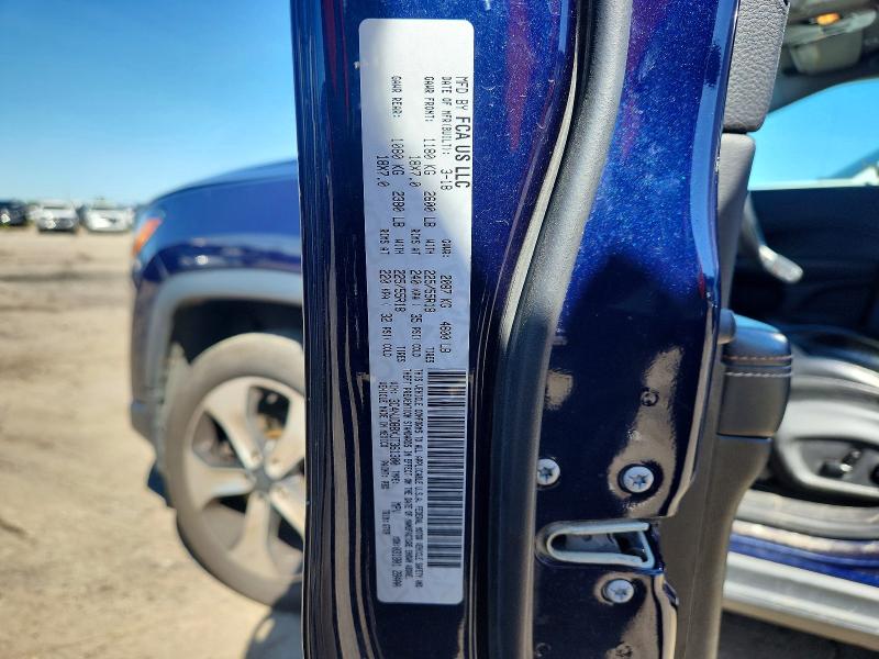 53966966 :رقم المزاد ، 3C4NJDBBXJT361300 vin ، 2018 Jeep Compass مزاد بيع
