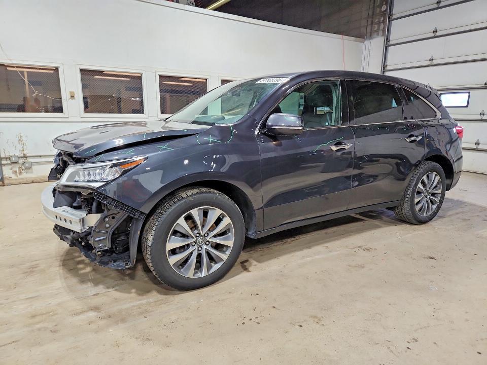 2016 Acura Mdx მანქანა იყიდება აუქციონზე, vin: 5FRYD4H42GB059051, აუქციონის ნომერი: 54168396