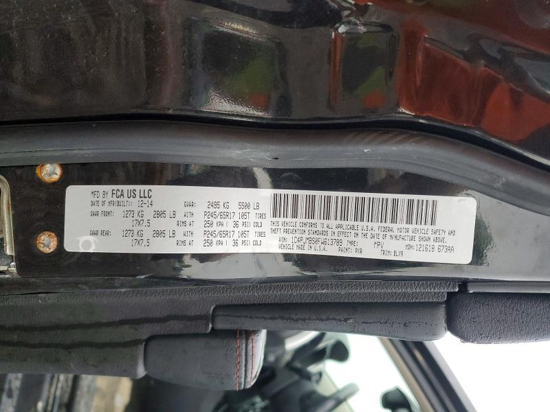 53651896 :رقم المزاد ، 1C4PJMBS0FW613789 vin ، 2015 Jeep Cherokee مزاد بيع