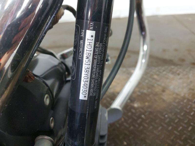 Продажа на аукционе авто 2008 Harley Davidson Flstc, vin: 1HD1BW5138Y034030, номер лота: 55329636