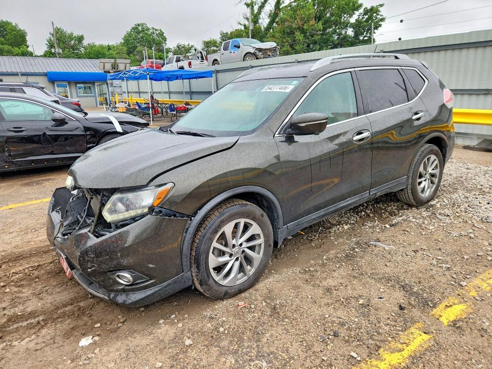54277406 :رقم المزاد ، 5N1AT2MT7FC894562 vin ، 2015 Nissan Rogue مزاد بيع