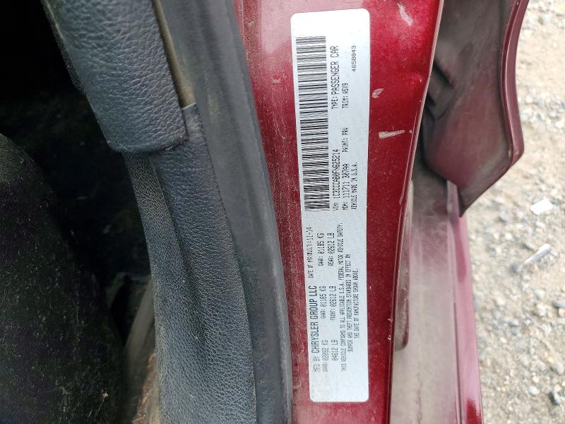 Продаж на аукціоні авто 2015 Chrysler 200, vin: 1C3CCCAB0FN625214, номер лоту: 52153536