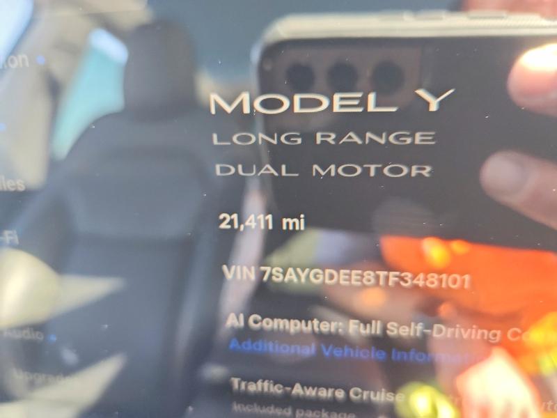 Aukcja sprzedaży 2026 Tesla Model Y, vin: 7SAYGDEE8TF348101, numer aukcji: 53177716