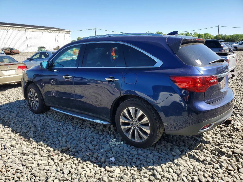 2015 Acura Mdx მანქანა იყიდება აუქციონზე, vin: 5FRYD4H4XFB001350, აუქციონის ნომერი: 52993696