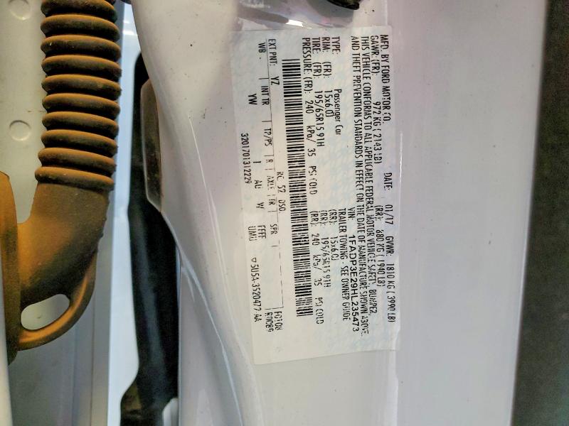Aukcja sprzedaży 2017 Ford Focus, vin: 1FADP3E29HL235473, numer aukcji: 54692906