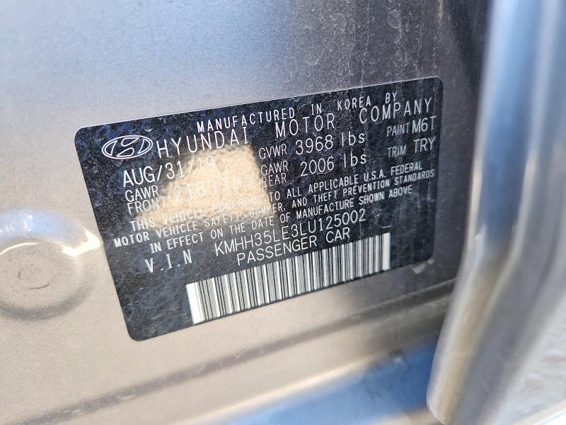Продаж на аукціоні авто 2020 Hyundai Elantra Gt, vin: KMHH35LE3LU125002, номер лоту: 53823876