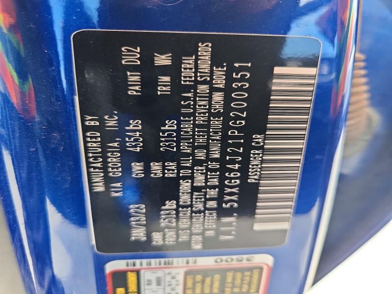 Aukcja sprzedaży 2023 Kia K5, vin: 5XXG64J21PG200351, numer aukcji: 55181016