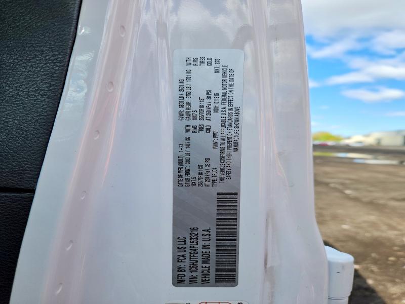 2023 Jeep Gladiator მანქანა იყიდება აუქციონზე, vin: 1C6HJTFG4PL533216, აუქციონის ნომერი: 51821256