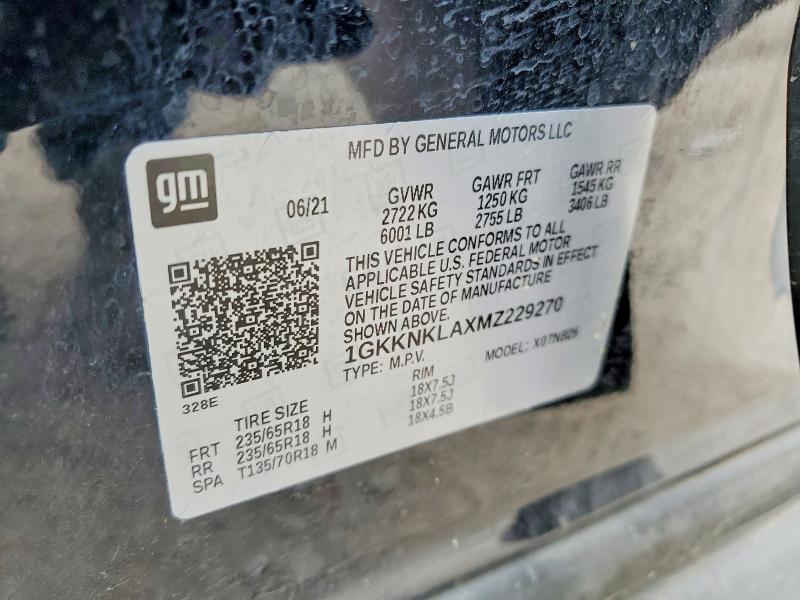 Продаж на аукціоні авто 2021 Gmc Acadia, vin: 1GKKNKLAXMZ229270, номер лоту: 53332046