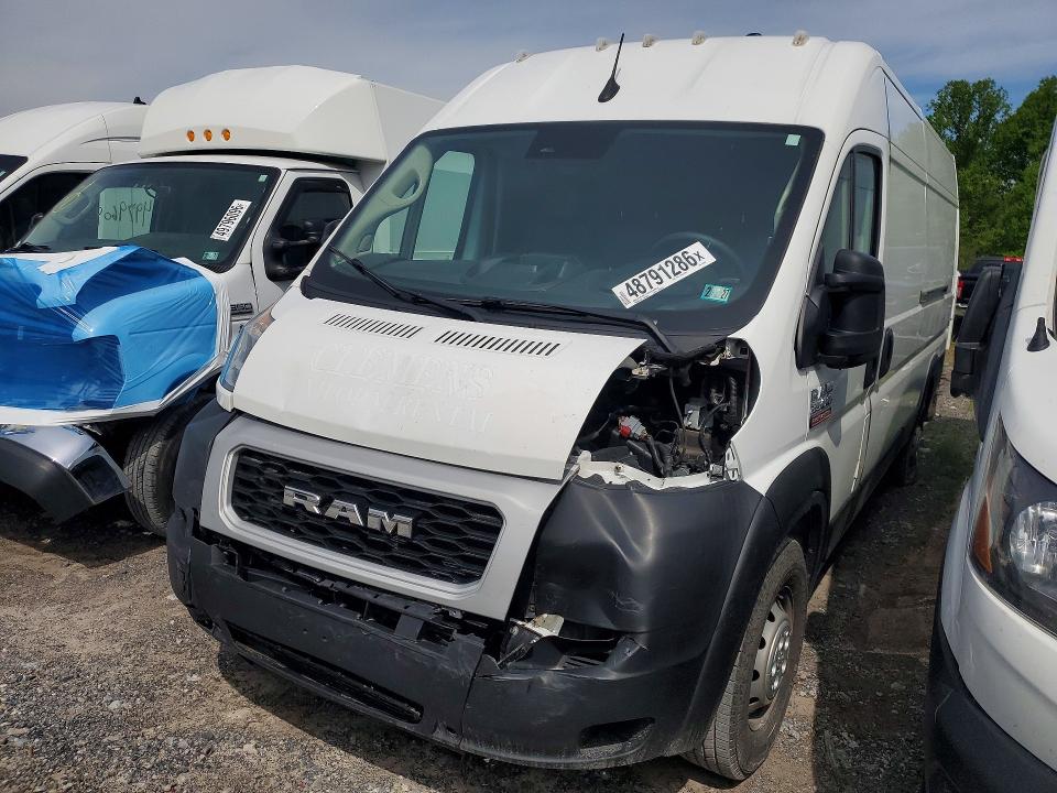 48791286 :رقم المزاد ، 3C6MRVJG1NE105491 vin ، 2022 Ram Promaster 3500 مزاد بيع