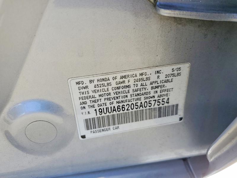 Продажа на аукционе авто 2005 Acura Tl, vin: 19UUA66205A057554, номер лота: 53758976