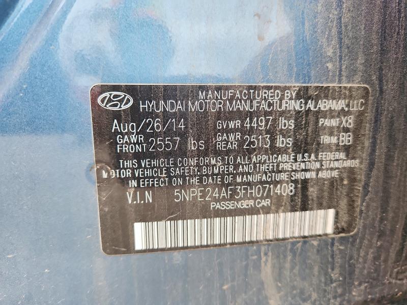 Продажа на аукционе авто 2015 Hyundai Sonata, vin: 5NPE24AF3FH071408, номер лота: 54352296