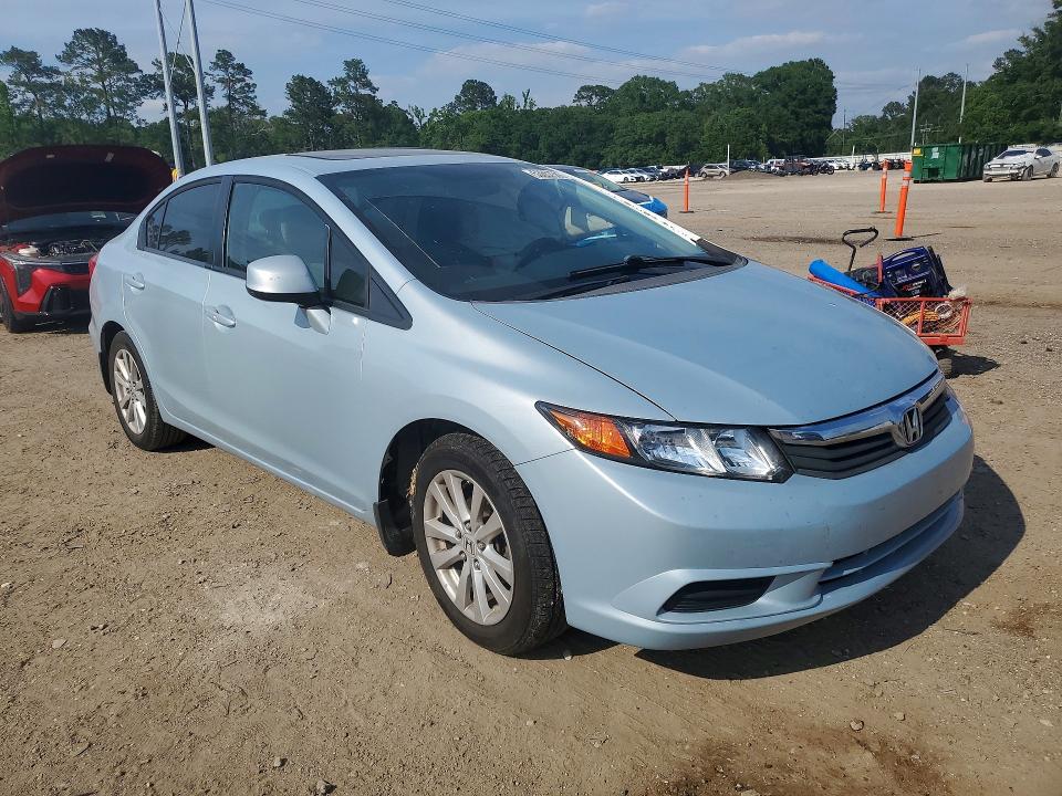 2012 Honda Civic მანქანა იყიდება აუქციონზე, vin: 19XFB2F81CE031962, აუქციონის ნომერი: 53657386