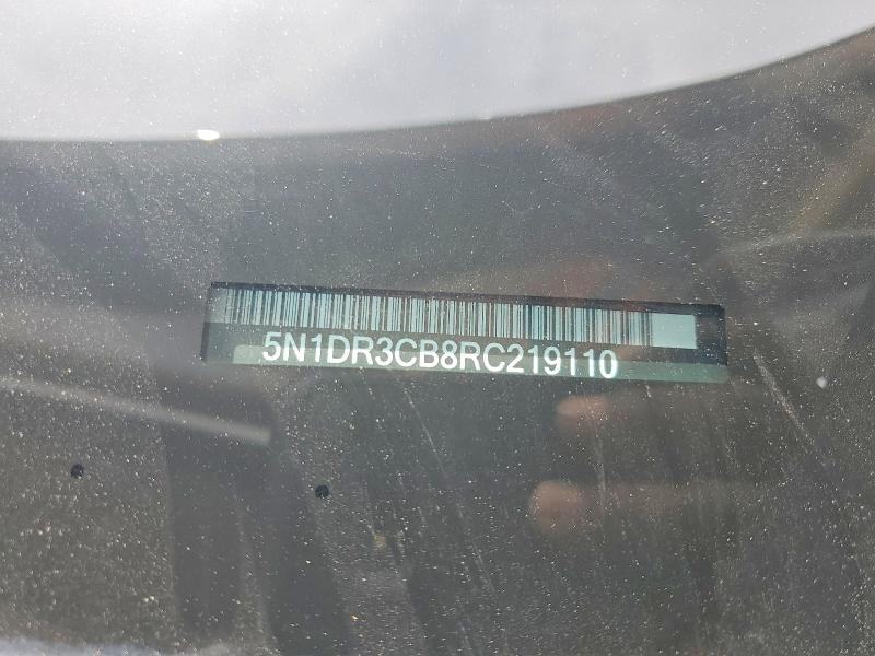 52957196 :رقم المزاد ، 5N1DR3CB8RC219110 vin ، 2024 Nissan Pathfinder مزاد بيع