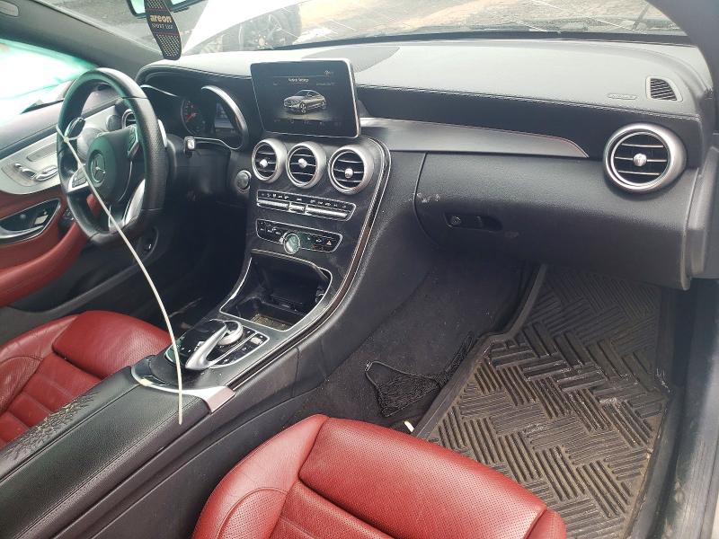 54389456 :رقم المزاد ، WDDWJ4KB4HF380844 vin ، 2017 Mercedes-benz C مزاد بيع