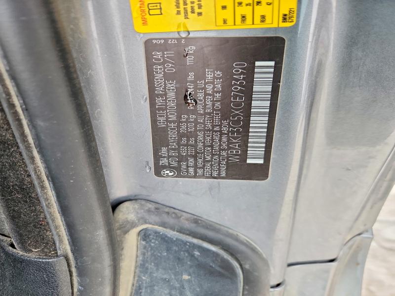 Продаж на аукціоні авто 2012 Bmw 328, vin: WBAKF3C5XCE793490, номер лоту: 53078906