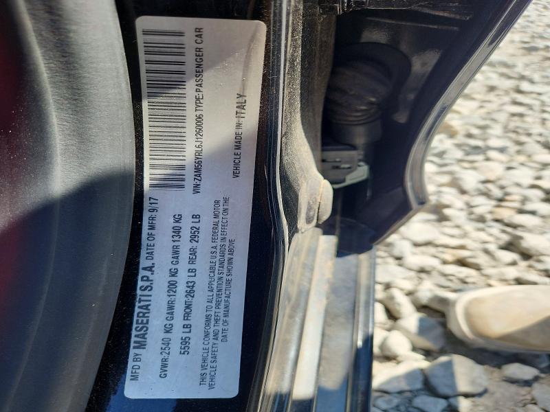Aukcja sprzedaży 2018 Maserati Quattroporte, vin: ZAM56YRL6J1260006, numer aukcji: 55083586