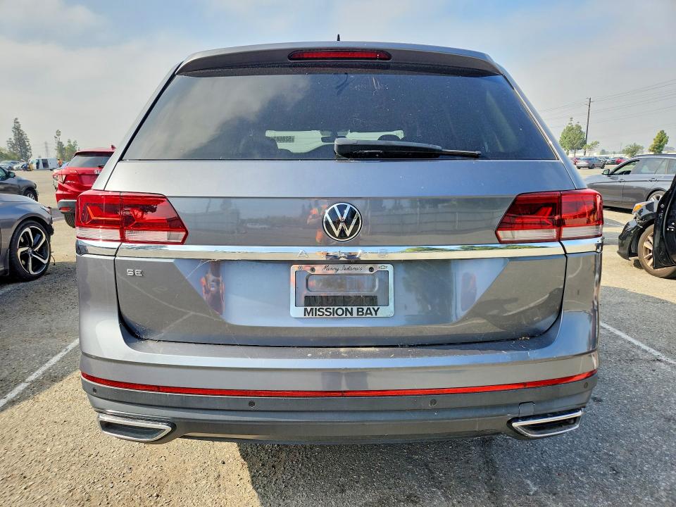 52868246 :رقم المزاد ، 1V2WP2CA3MC543058 vin ، 2021 Volkswagen Atlas مزاد بيع