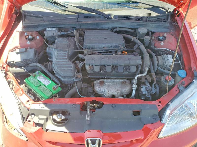 2001 Honda Civic მანქანა იყიდება აუქციონზე, vin: 1HGEM21921L123884, აუქციონის ნომერი: 53654686