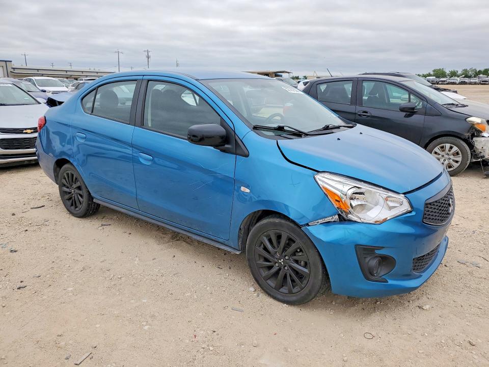 52767526 :رقم المزاد ، ML32F4FJ8LHF05830 vin ، 2020 Mitsubishi Mirage مزاد بيع
