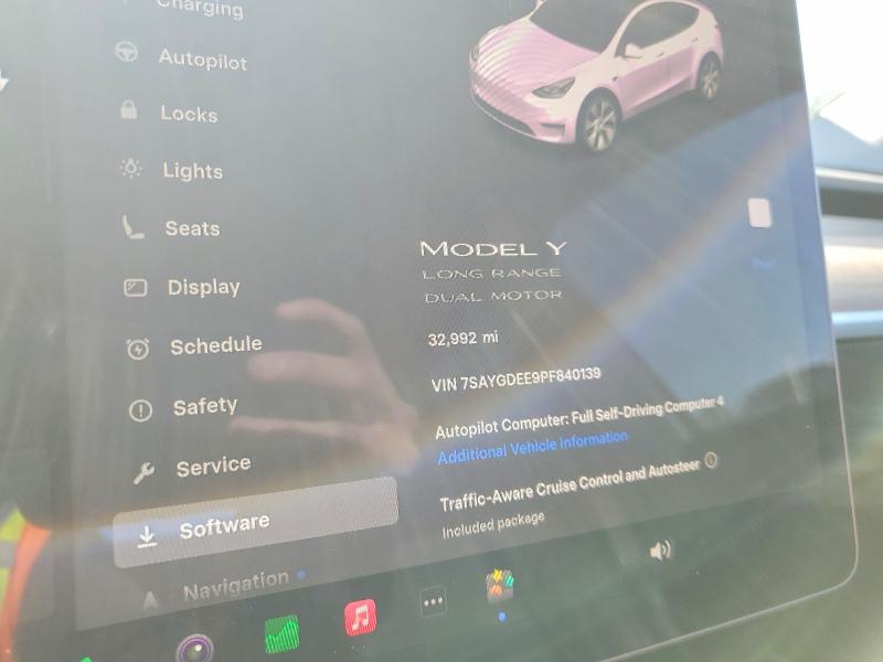 Aukcja sprzedaży 2023 Tesla Model Y, vin: 7SAYGDEE9PF840139, numer aukcji: 54702986