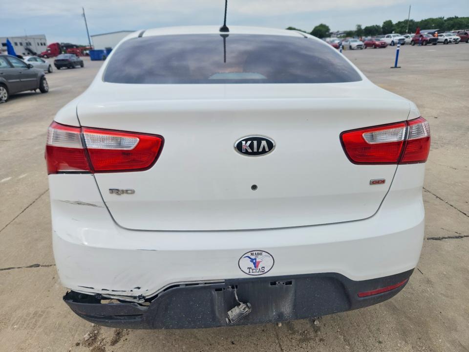 2013 Kia Rio მანქანა იყიდება აუქციონზე, vin: KNADM4A31D6257531, აუქციონის ნომერი: 53920536