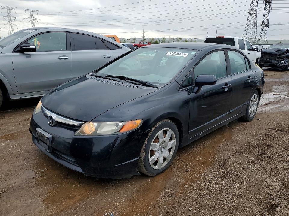51816336 :رقم المزاد ، 1HGFA16598L008576 vin ، 2008 Honda Civic مزاد بيع