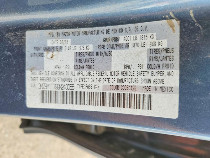 Aukcja sprzedaży 2016 Mazda 3, vin: 3MZBM1T79GM240065, numer aukcji: 53133826