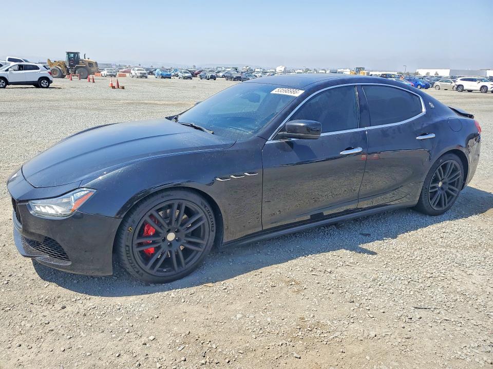 2015 Maserati Ghibli მანქანა იყიდება აუქციონზე, vin: ZAM57RTA0F1154412, აუქციონის ნომერი: 53598986