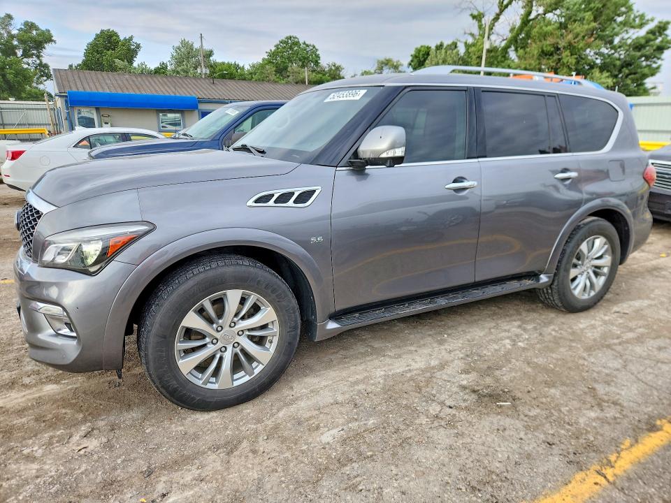 52453896 :رقم المزاد ، JN8AZ2NE6H9158882 vin ، 2017 Infiniti Qx80 مزاد بيع