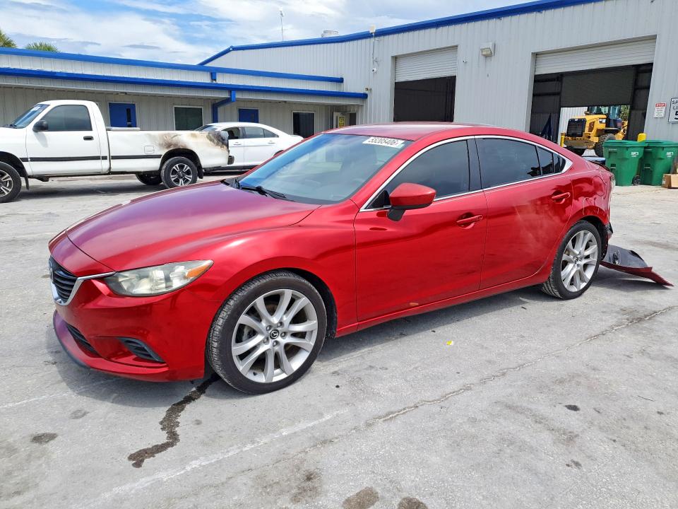 55205406 :رقم المزاد ، JM1GJ1V50G1474587 vin ، 2016 Mazda 6 مزاد بيع