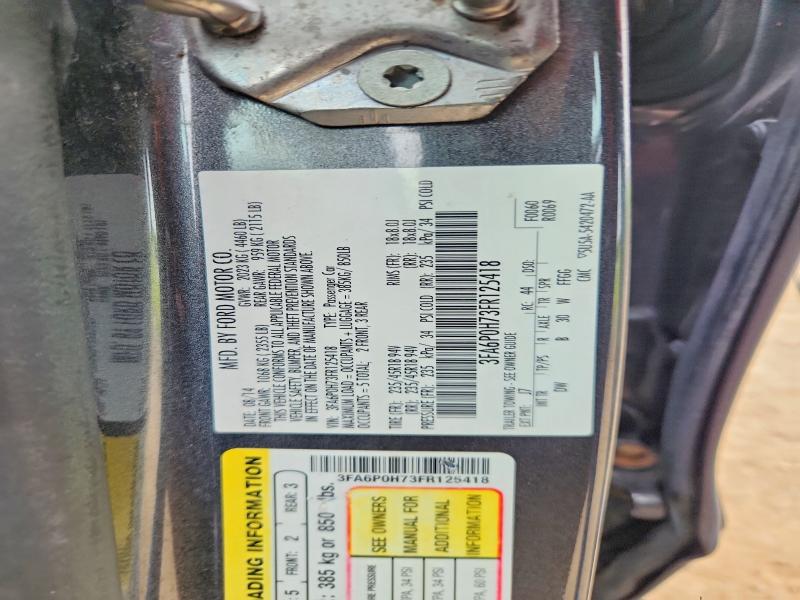 54832906 :رقم المزاد ، 3FA6P0H73FR125418 vin ، 2015 Ford Fusion مزاد بيع