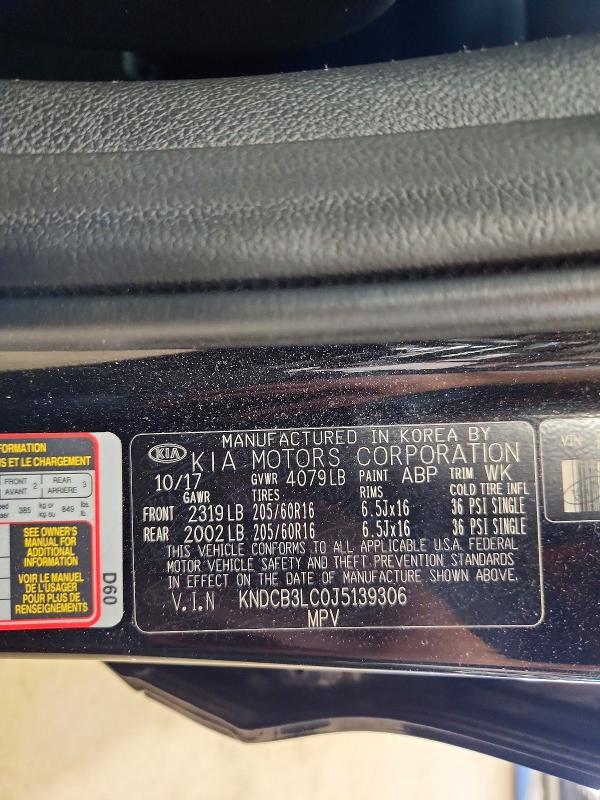 52151896 :رقم المزاد ، KNDCB3LC0J5139306 vin ، 2018 Kia Niro مزاد بيع