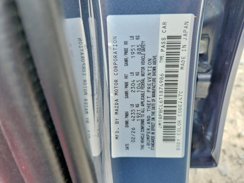Aukcja sprzedaży 2026 Mazda 3, vin: JM1BPBCL6T1874986, numer aukcji: 53305836