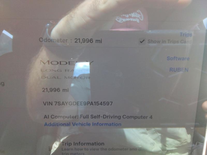 2023 Tesla Model Y მანქანა იყიდება აუქციონზე, vin: 7SAYGDEE9PA154597, აუქციონის ნომერი: 54452906