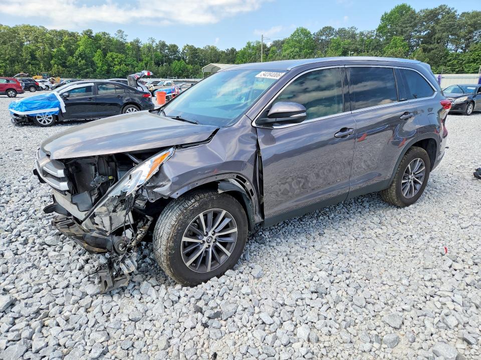 54284006 :رقم المزاد ، 5TDKZRFH8KS329075 vin ، 2019 Toyota Highlander مزاد بيع