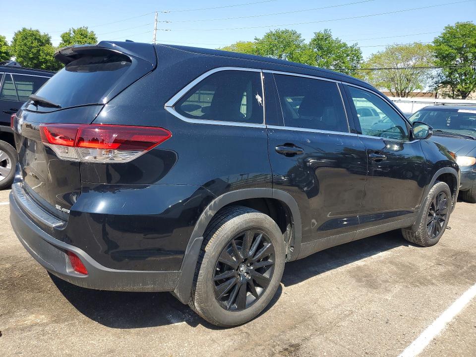 2019 Toyota Highlander მანქანა იყიდება აუქციონზე, vin: 5TDJZRFH4KS623584, აუქციონის ნომერი: 53069216