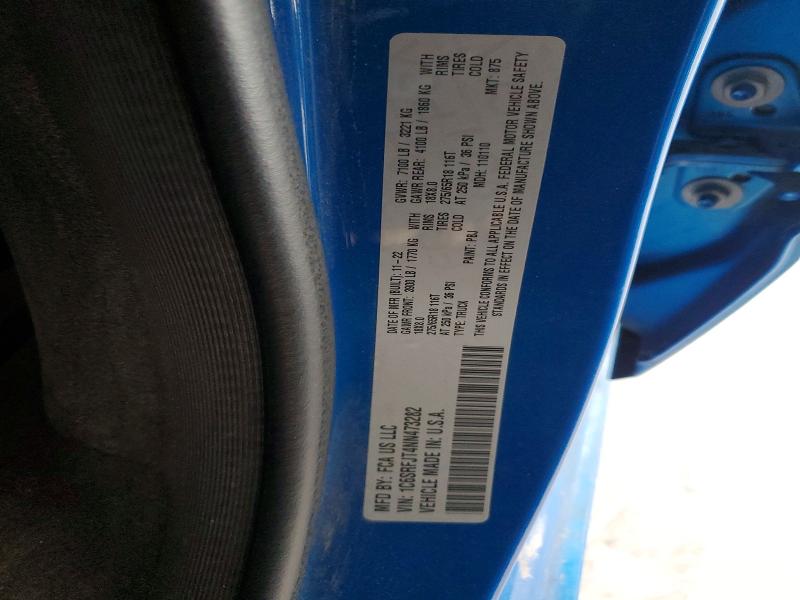 53209996 :رقم المزاد ، 1C6SRFJT4NN473282 vin ، 2022 Ram 1500 مزاد بيع