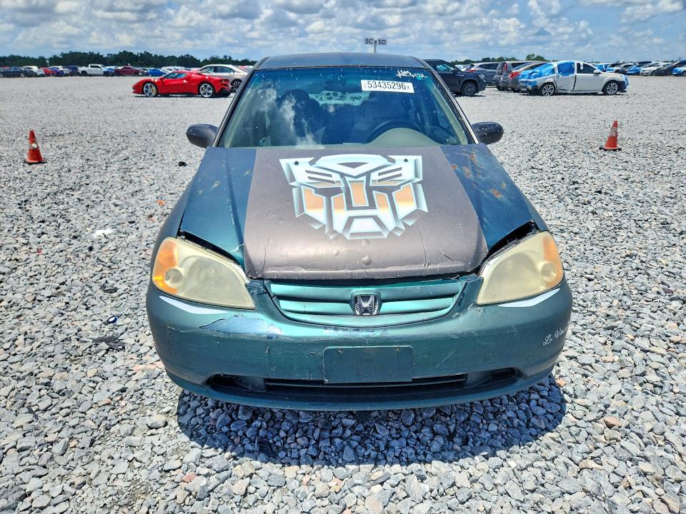 Aukcja sprzedaży 2002 Honda Civic, vin: 2HGES16512H558092, numer aukcji: 53435296