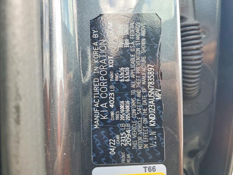 Aukcja sprzedaży 2022 Kia Soul, vin: KNDJ23AU5N7835897, numer aukcji: 53440456