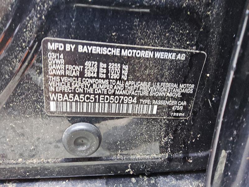 Aukcja sprzedaży 2014 Bmw 528, vin: WBA5A5C51ED507994, numer aukcji: 54704856