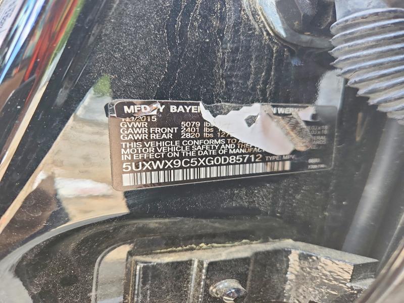 Aukcja sprzedaży 2016 Bmw X3, vin: 5UXWX9C5XG0D85712, numer aukcji: 53123036