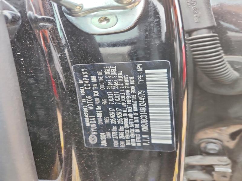 54326196 :رقم المزاد ، KM8JBCD14RU244979 vin ، 2024 Hyundai Tucson مزاد بيع