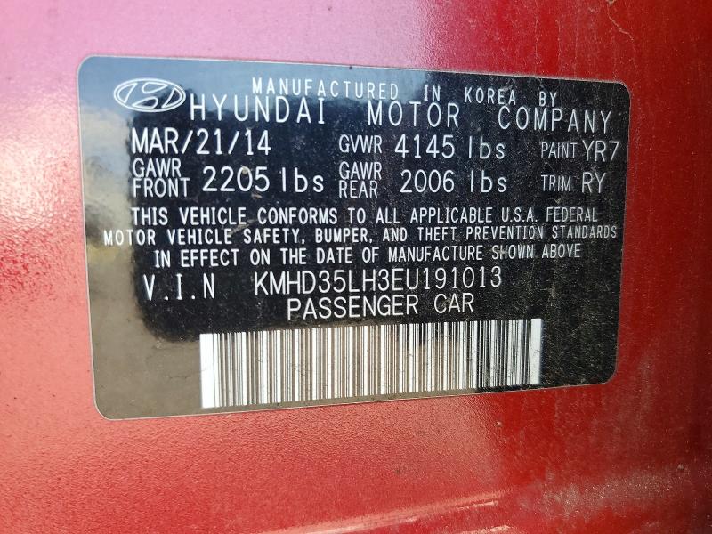 2014 Hyundai Elantra Gt მანქანა იყიდება აუქციონზე, vin: KMHD35LH3EU191013, აუქციონის ნომერი: 53240736