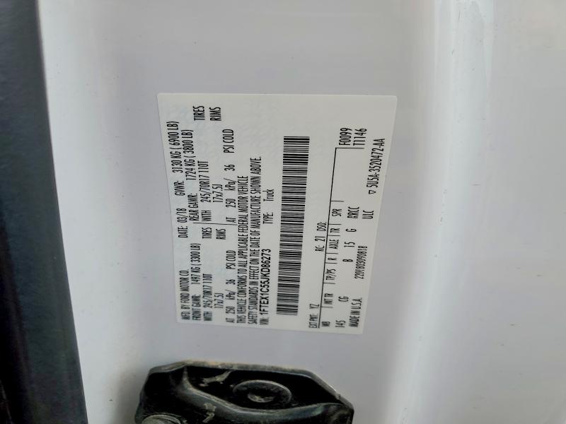 Aukcja sprzedaży 2018 Ford F150, vin: 1FTEX1C55JKD86273, numer aukcji: 51706576