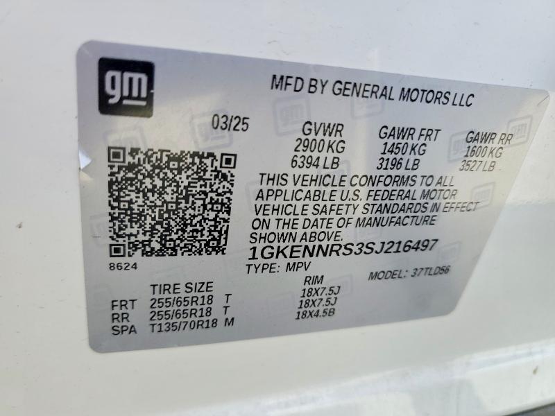 Продажа на аукционе авто 2025 Gmc Acadia, vin: 1GKENNRS3SJ216497, номер лота: 55035846